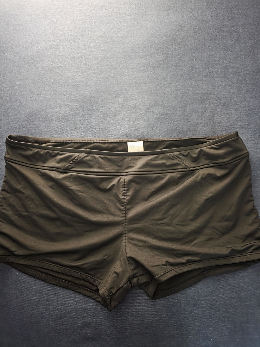 Kona Sol Black Women's Boyshort Swim Shorts